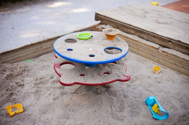 Exterior clean playground for kids