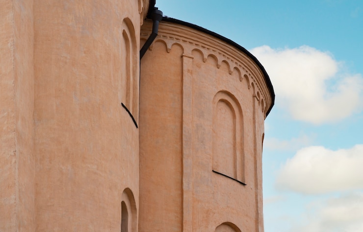 Free Photo exterior view of church building
