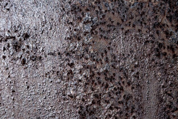 Extremely close-up rusty iron walls