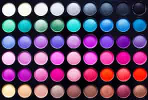 Free photo eye shadow palette