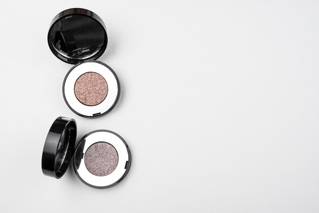 Eye shadow set with copy space