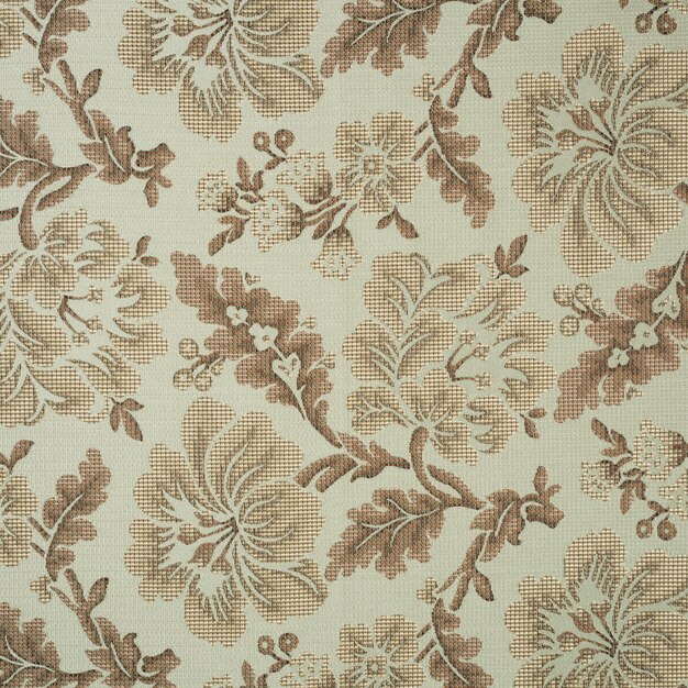 Fabric background with floral pattern