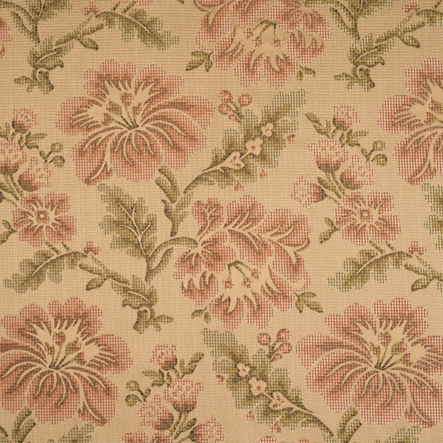 Free photo fabric background with floral pattern