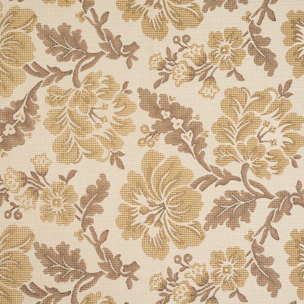 Fabric background with floral pattern