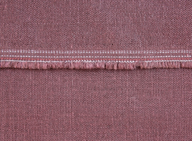 Бесплатное фото Текстура ткани с швом
