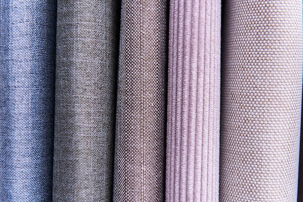 Fabric textured layers background