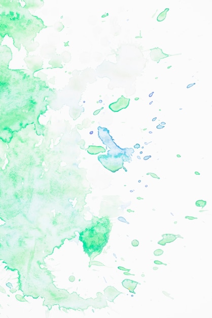 희미한 녹색 물 색 배경