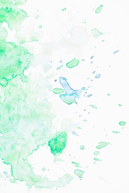 Faint green water color backdrop