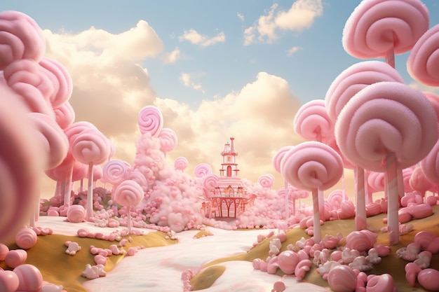 Сказочный мир с вкуснейшими конфетами