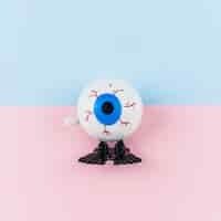 Free photo fake blue eye toy