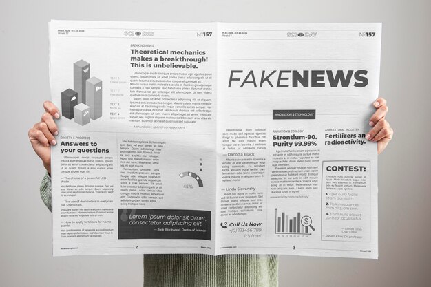 Fake news concept