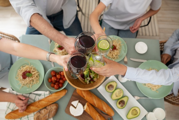 Famiglia che si diverte insieme