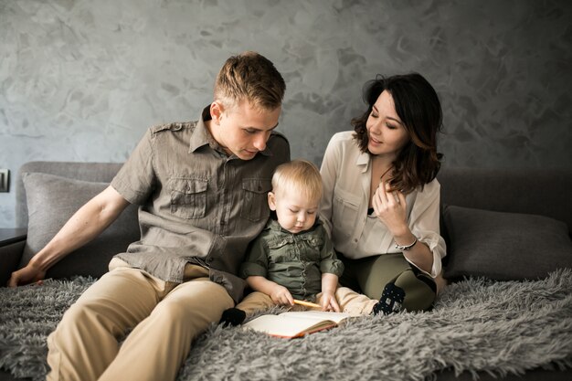 Family at home