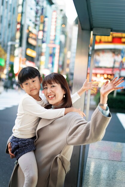 밤에 가족 생활