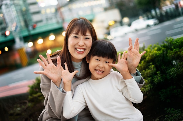 夜の家族のライフスタイル