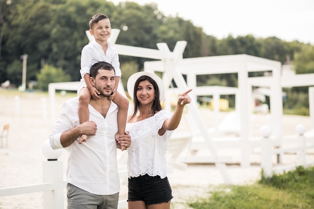 Family in the park