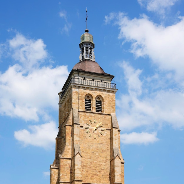 Famous bell tower in Arbois France