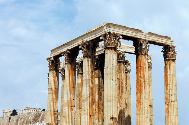 Famous temple in Athens