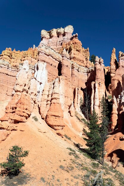 Famous view of Navajo Trail in Bryce Canyon, Utah