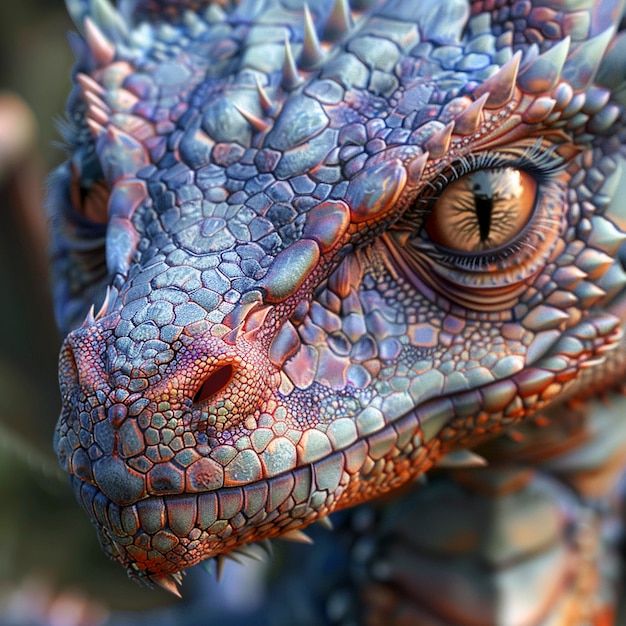 Fantastic detailed dragon