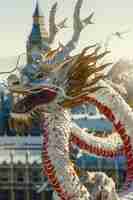 Free photo fantastic detailed dragon