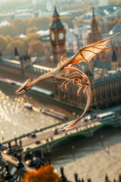 Foto gratuita fantastic detailed dragon