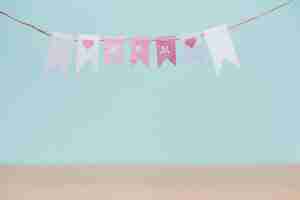 Free photo fantastic garland for mother's day