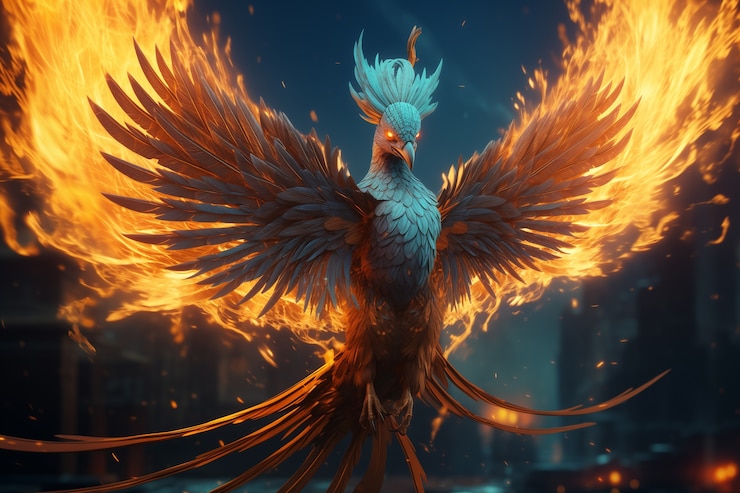 Free Photo fantasy bird illustration