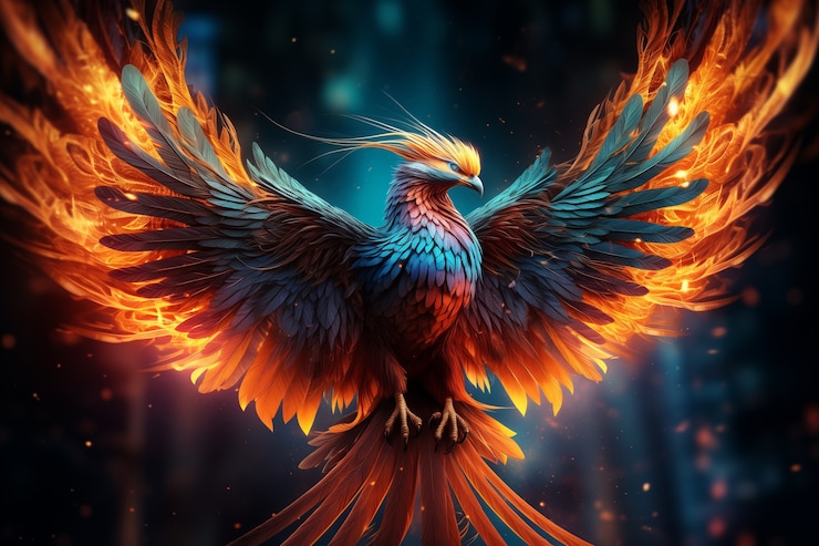 Free Photo fantasy bird illustration