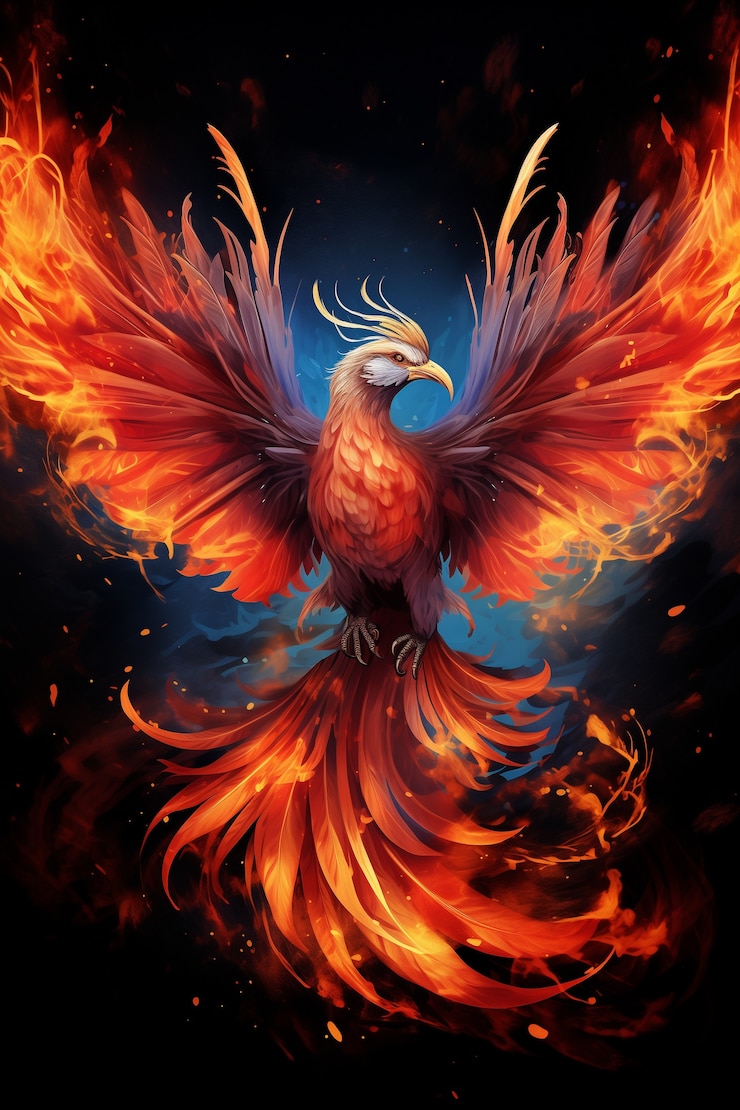 Free Photo fantasy bird illustration