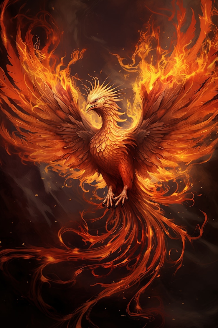 Free Photo fantasy bird illustration