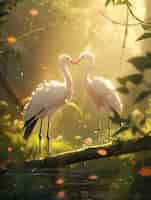 Free photo fantasy bird illustration