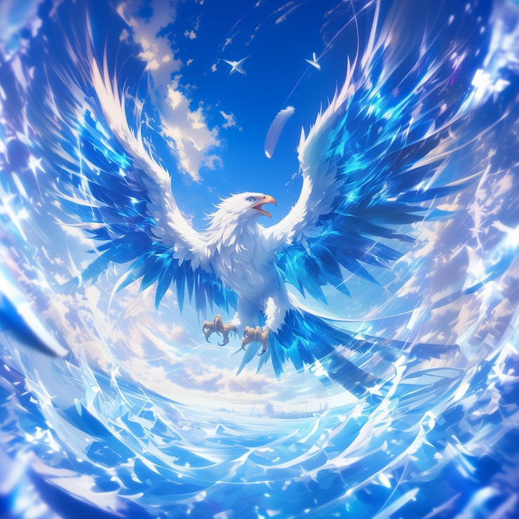 無料Photo ファンタジー・イーグルイラストレーション