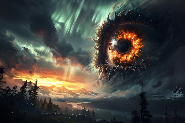 Free Photo fantasy eye illustration