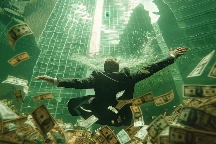 Free Photo fantasy scene of wealth