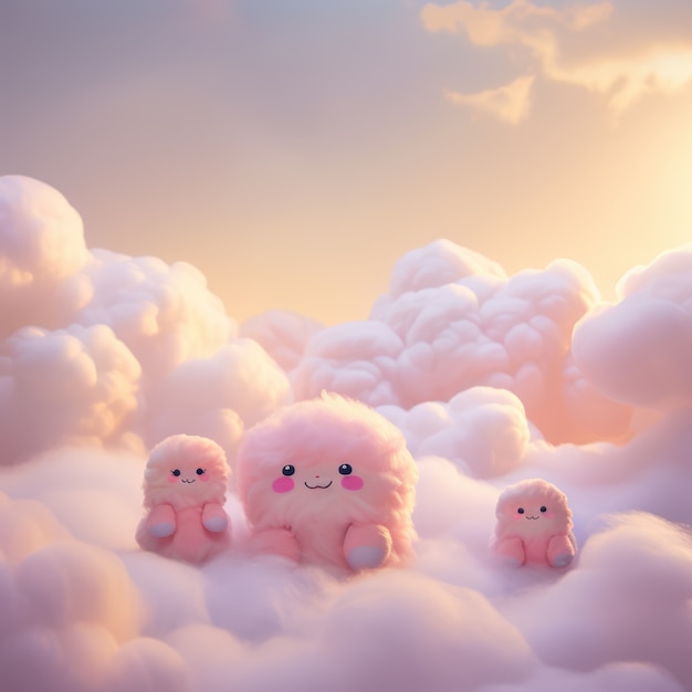 Free photo fantasy style clouds