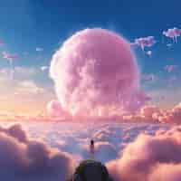 Free photo fantasy style clouds