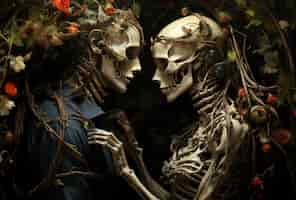 Foto gratuita una coppia innamorata in stile fantasia.