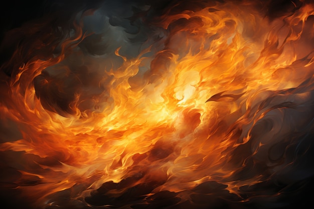 Free photo fantasy style  fire