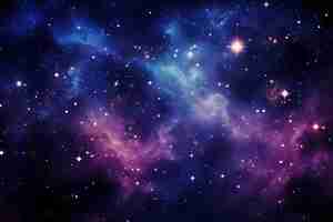 Free photo fantasy style galaxy background