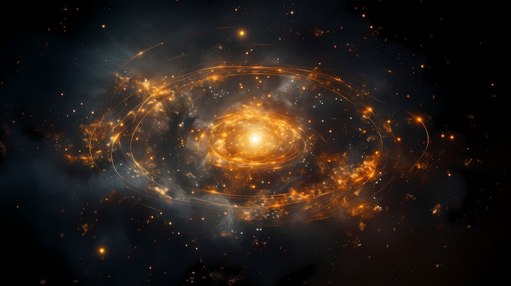 Free Photo fantasy style galaxy background