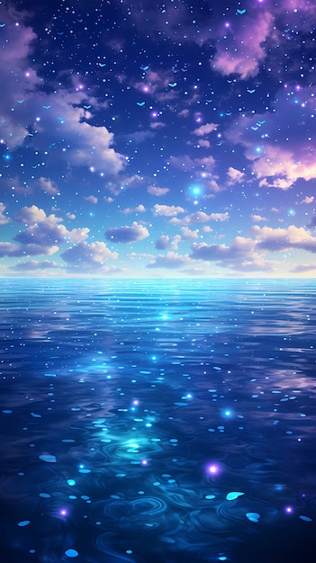 Free photo fantasy style galaxy background