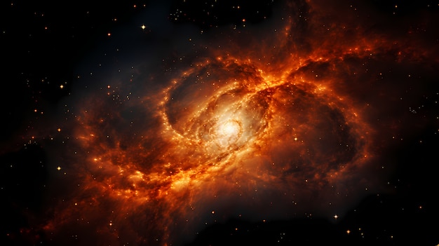 Free photo fantasy style galaxy background