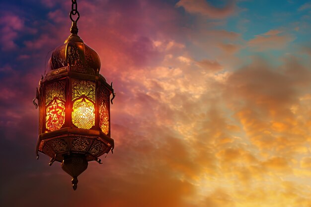 Fantasy style lantern for islamic ramadan celebration