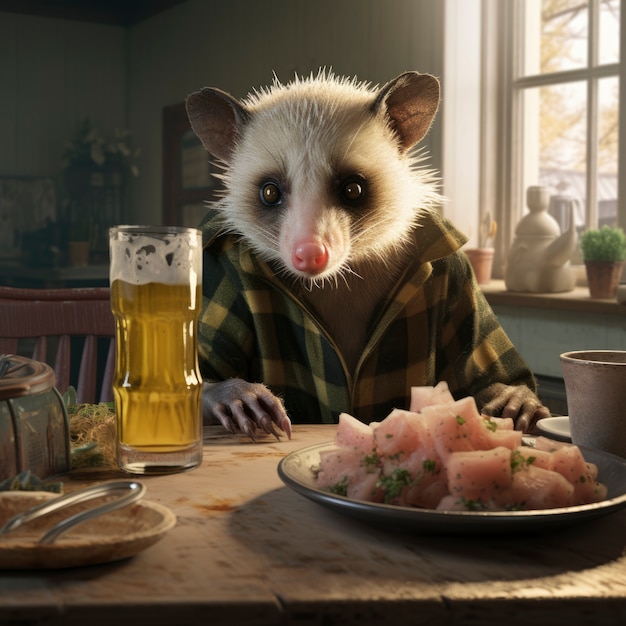 Free photo fantasy style possum