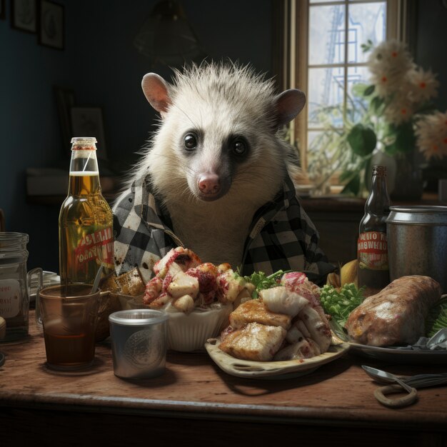 Free photo fantasy style possum