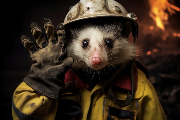 Free photo fantasy style possum