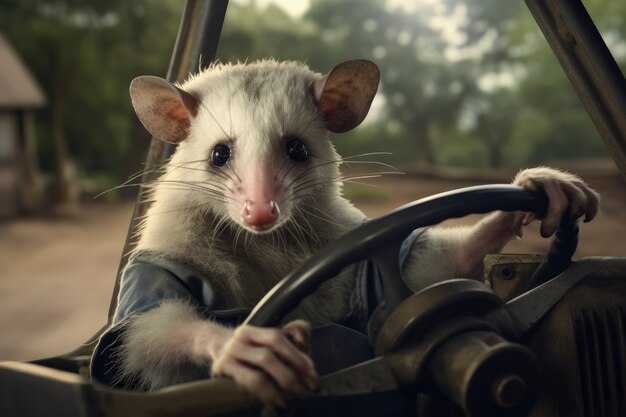 Free photo fantasy style possum