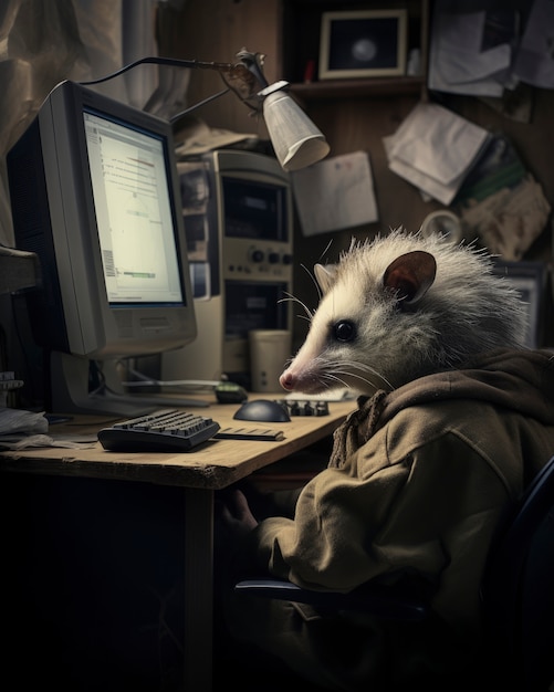 Free photo fantasy style possum