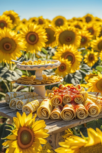 Foto gratuita fantasia surreale delizioso cibo di strada